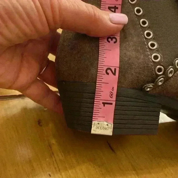 Womens Ankle booties brown vegan low heel 8.5 M NEW Sbicca - Picture 9 of 11